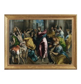 Wyrzucenie kupców ze świątyni - 02 - Obraz religijny