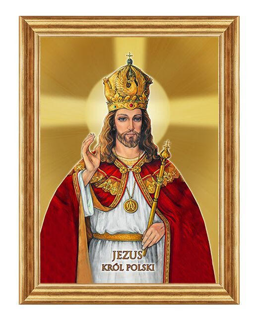 Pan Jezus Król Polski - 01 - Obraz religijny