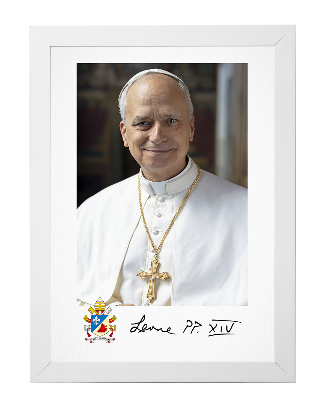 Obraz w rozmiarze 50x70 cm oprawiony w ramę E w kolorze białym. Szerokość ramy: 4,5 cm.