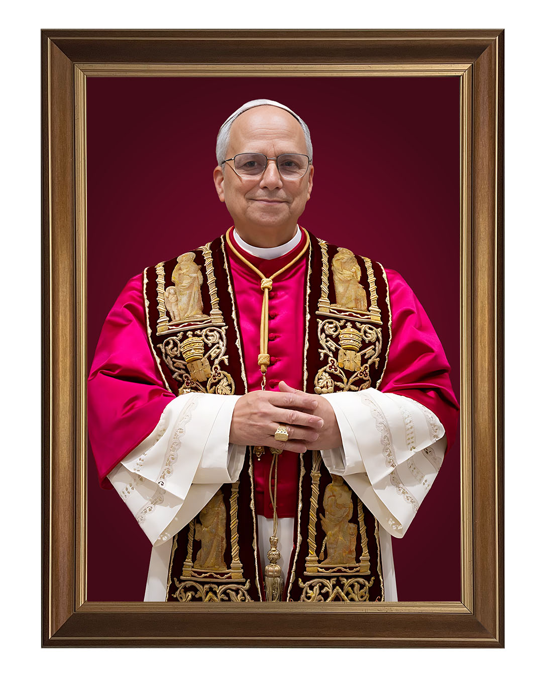 Obraz w rozmiarze 50x70 cm oprawiony w ramę D. Szerokość ramy: 5 cm.