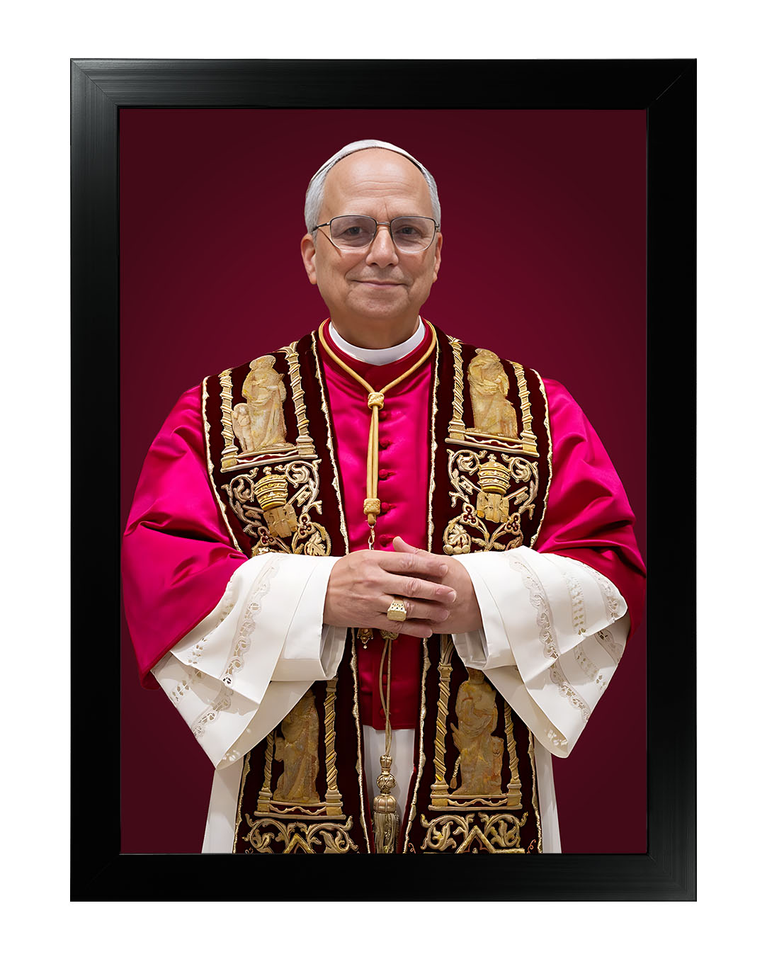 Obraz w rozmiarze 50x70 cm oprawiony w ramę E w kolorze czarnym. Szerokość ramy: 4,5 cm.