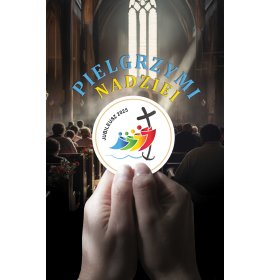 Pielgrzymi Nadziei - 08 - 140x220 cm - Baner z hasłem roku duszpasterskiego