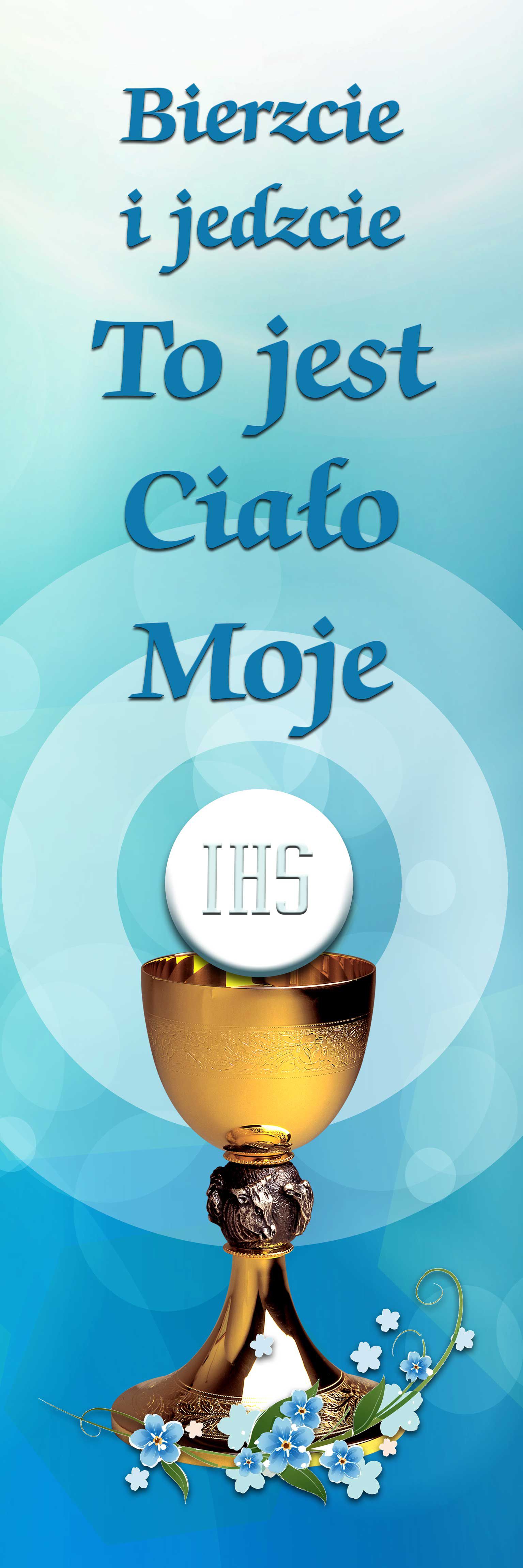 Pierwsza Komunia Święta - 05 - Baner religijny - 130x390 cm