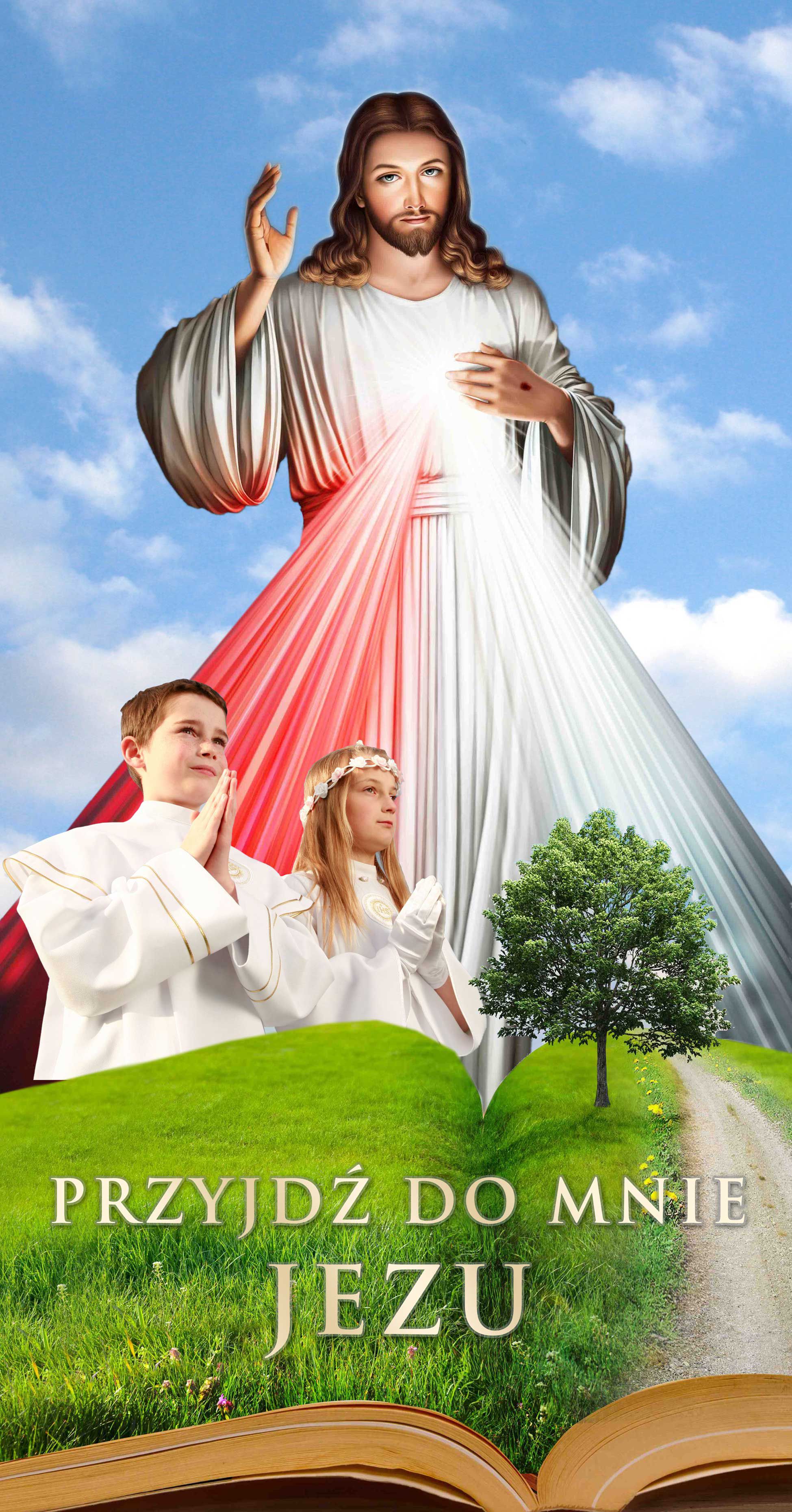 Pierwsza Komunia Święta - 10 - Baner religijny - 110x210 cm