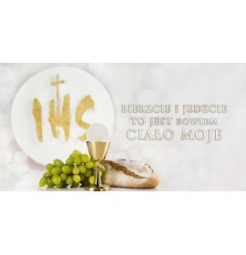 Pierwsza Komunia Święta - 11 - Baner religijny - 210x110 cm