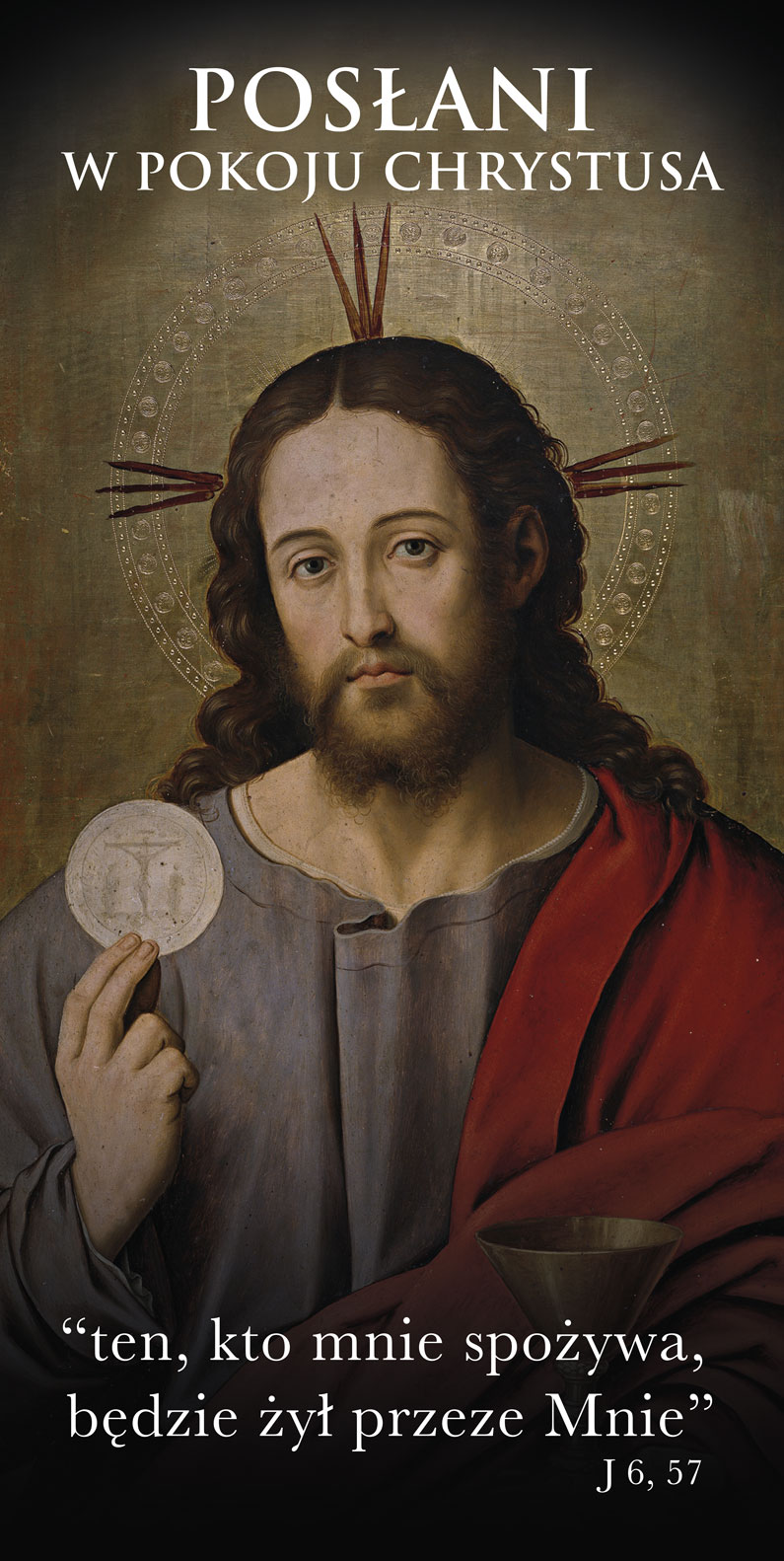 Posłani w pokoju Chrystusa - 01 - Baner religijny - 100x200