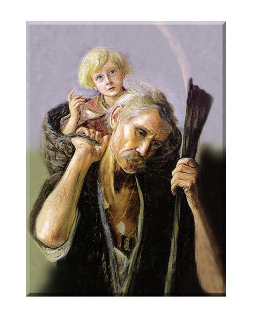 Święty Krzysztof - 01 - Obraz religijny