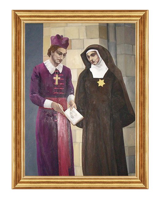 Swieta Teresa Benedykta od Krzyza - Edith Stein - Obraz religijny