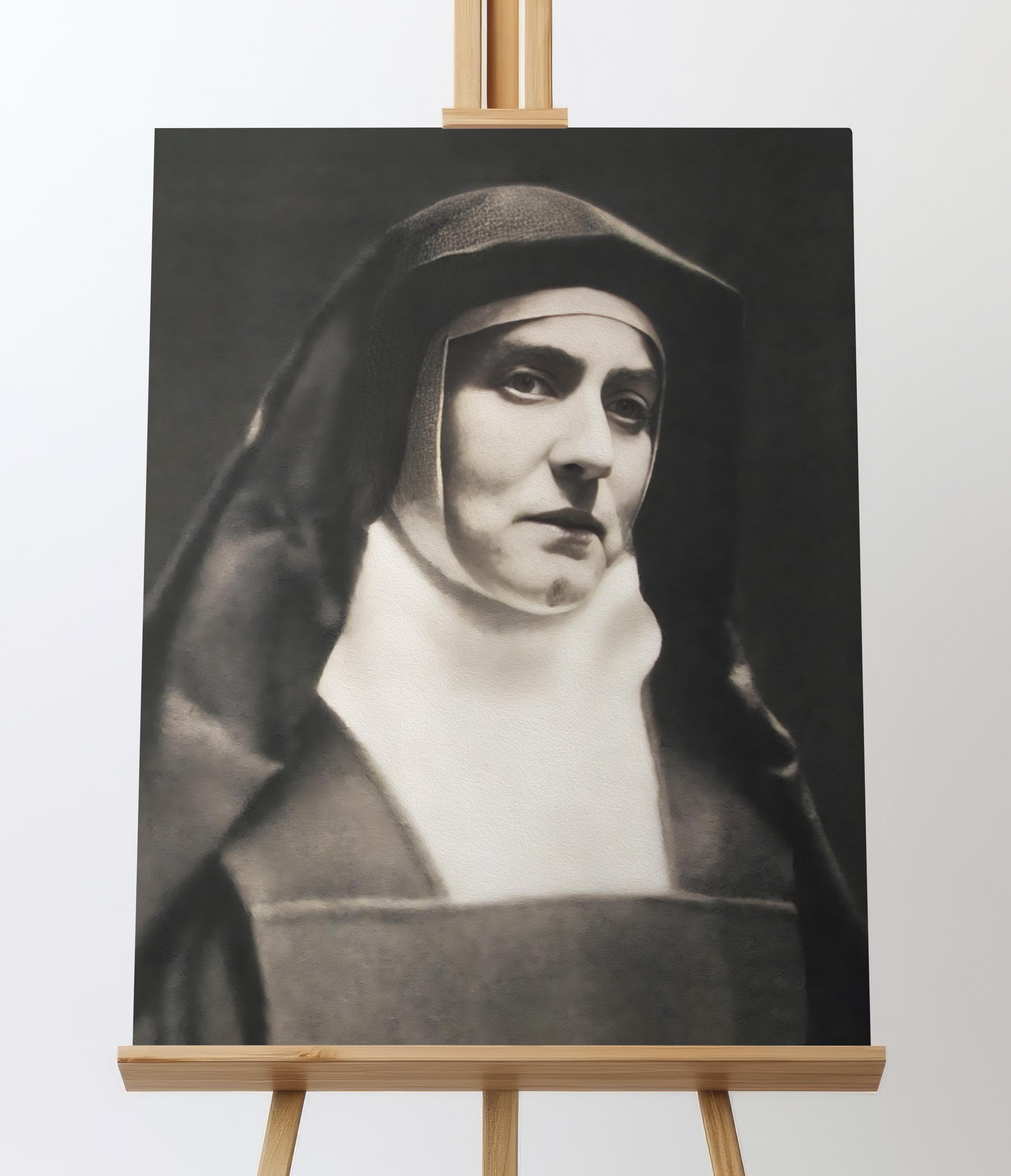 Obraz Świętej Teresy Benedykty od Krzyża (Edith Stein) na płótnie.