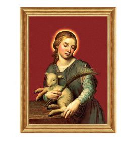 Święta Agnieszka Rzymianka - 01 - Obraz religijny 