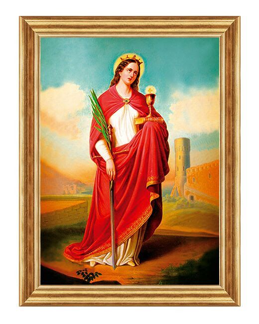 Święta Barbara - Patronka górników - 01 - Obraz religijny