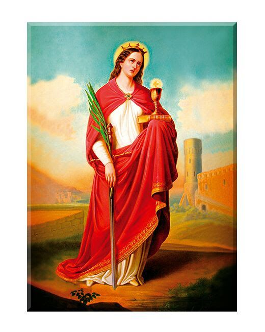 Święta Barbara - Patronka górników - 01 - Obraz religijny