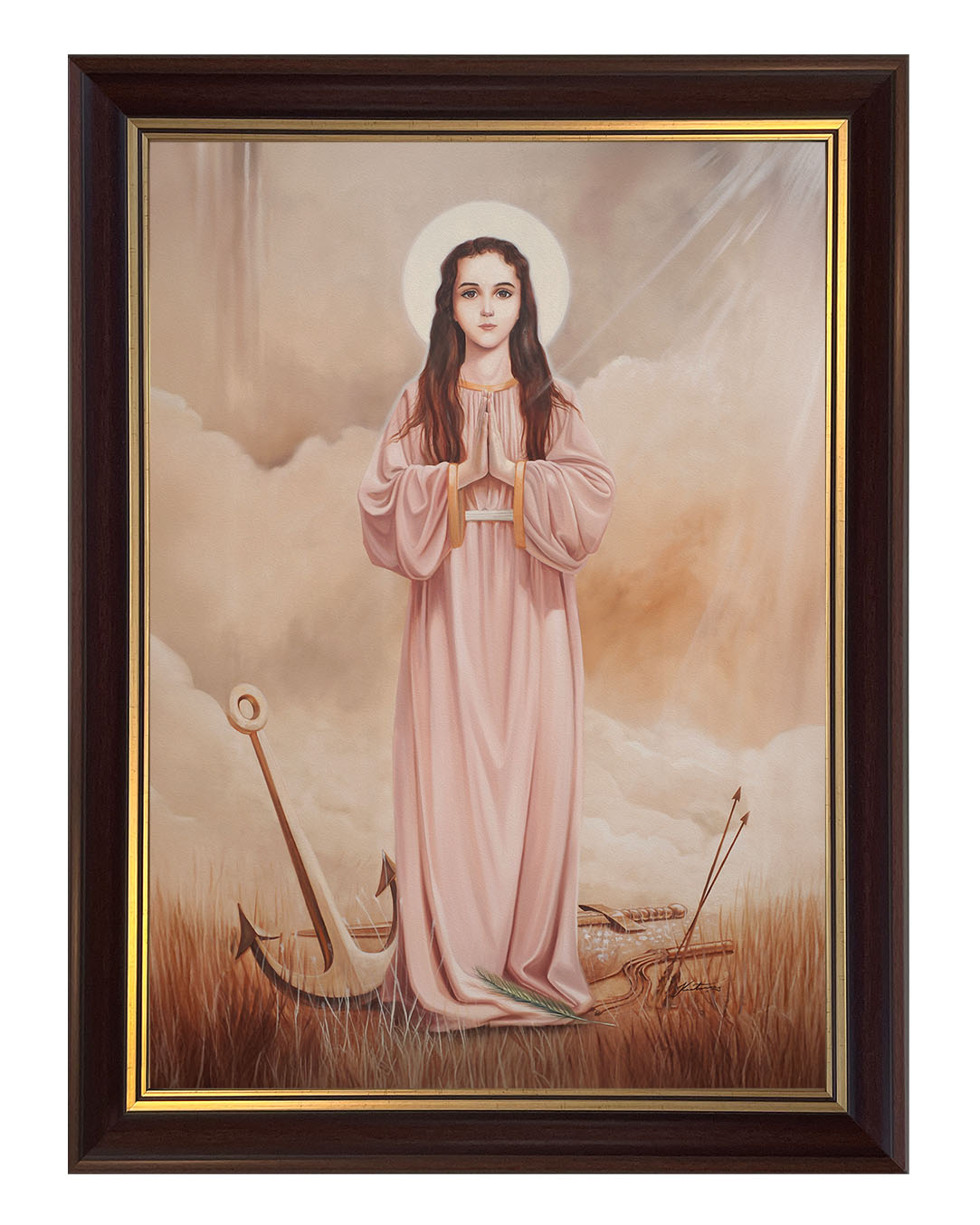 Obraz w rozmiarze 50x70 cm oprawiony w ramę C1. Szerokość ramy: 5 cm.