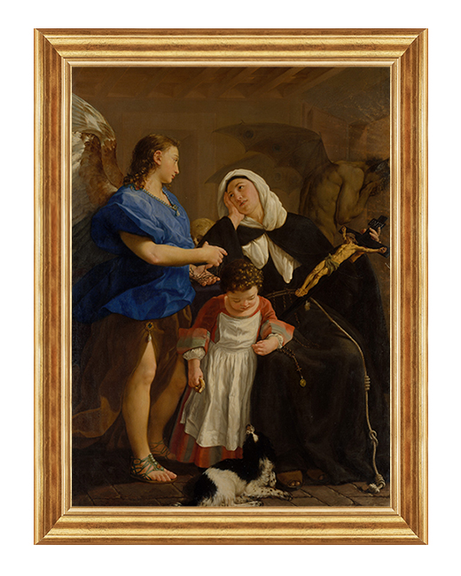 Święta Małgorzata z Kortony - 01 - Obraz religijny