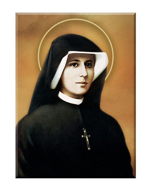 Święta Siostra Faustyna Kowalska - 09 - Prawa - Aureola - Obraz religijny