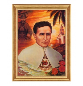 Święty Damian De Veuster - 05 - Obraz religijny