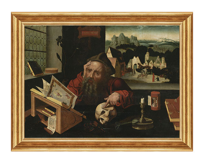 Święty Hieronim medytujący w pracowni - 16 - Obraz religijny