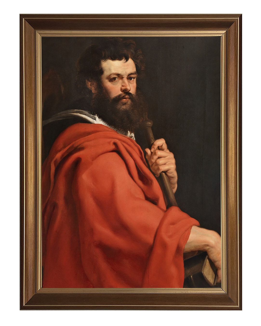 Obraz w rozmiarze 50x70 cm oprawiony w ramę D. Szerokość ramy: 5 cm.