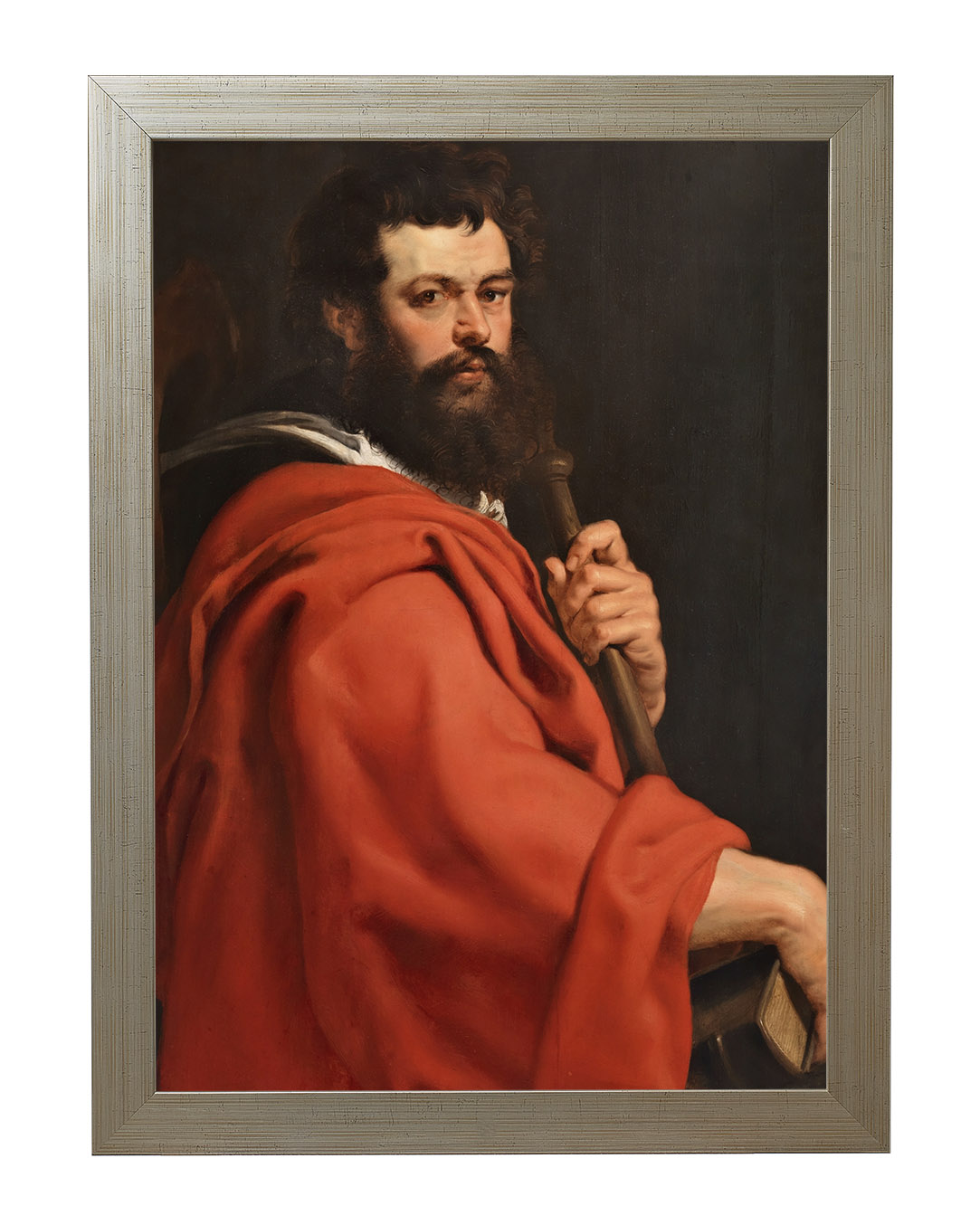 Obraz w rozmiarze 50x70 cm oprawiony w ramę E w kolorze złotym. Szerokość ramy: 4,5 cm.