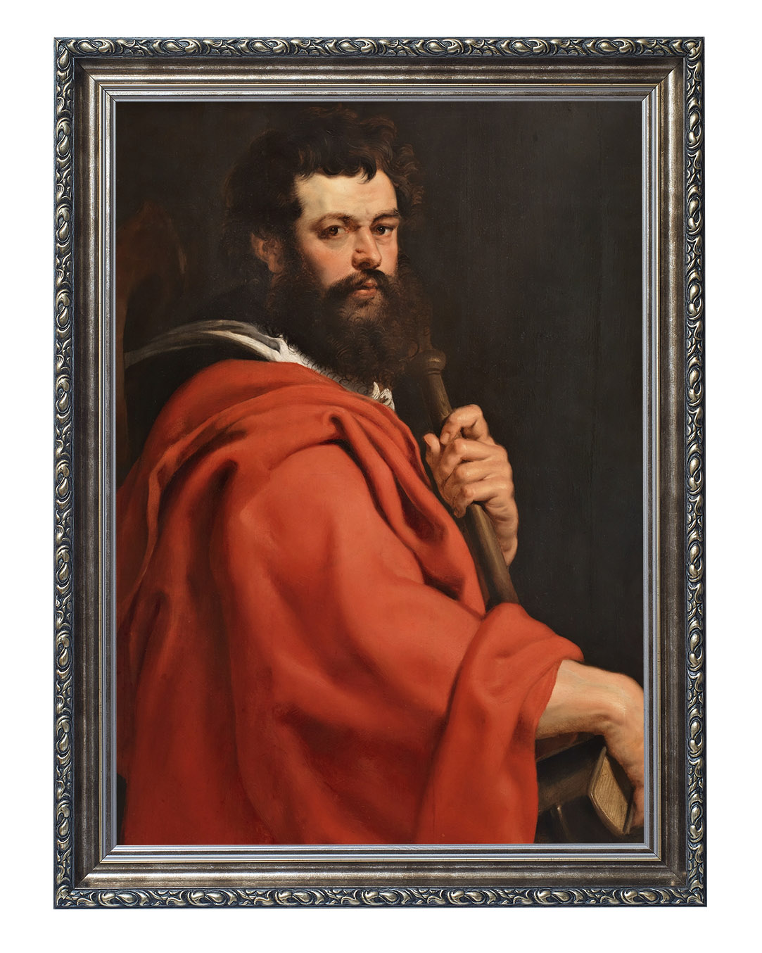 Obraz w rozmiarze 50x70 cm oprawiony w ramę G w kolorze srebrnym. Szerokość ramy: 6 cm.