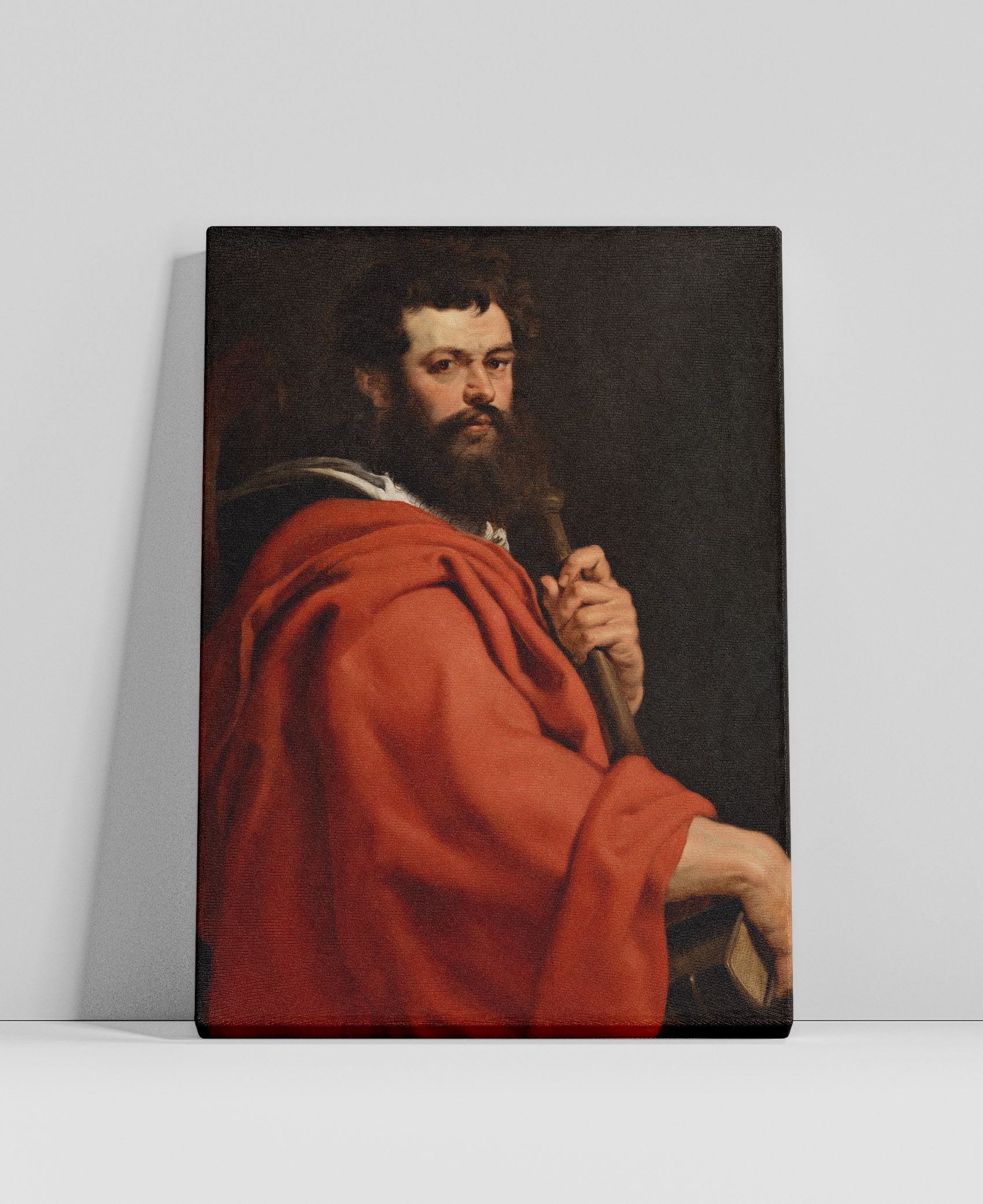 Obraz z wizerunkiem Świętego Jakuba Apostoła Większego na płótnie.