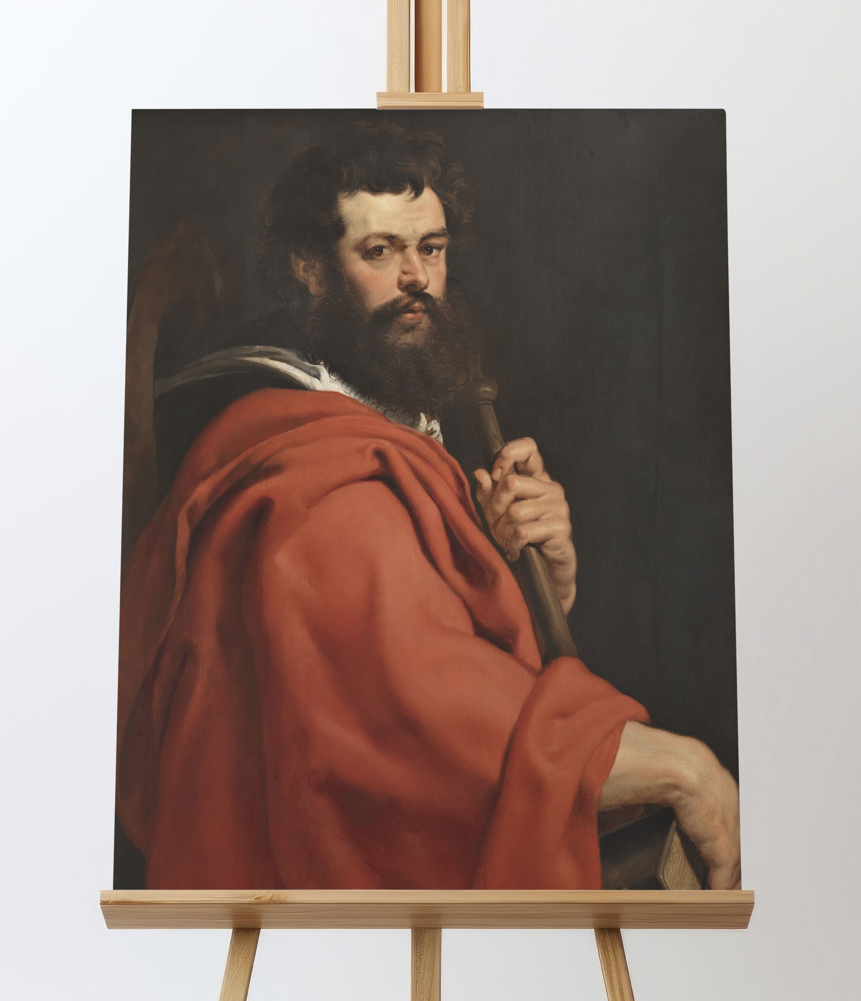 Obraz z wizerunkiem Świętego Jakuba Apostoła Większego na płótnie.
