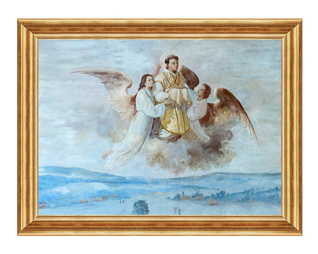 Święty Jan z Dukli z Aniołami - 04 - Obraz religijny