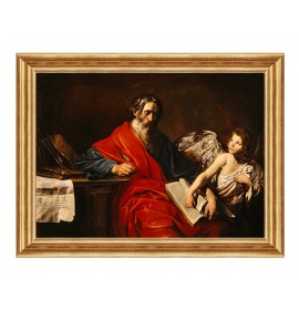 Święty Mateusz - Natchnienie św. Mateusza - 12 - Obraz religijny