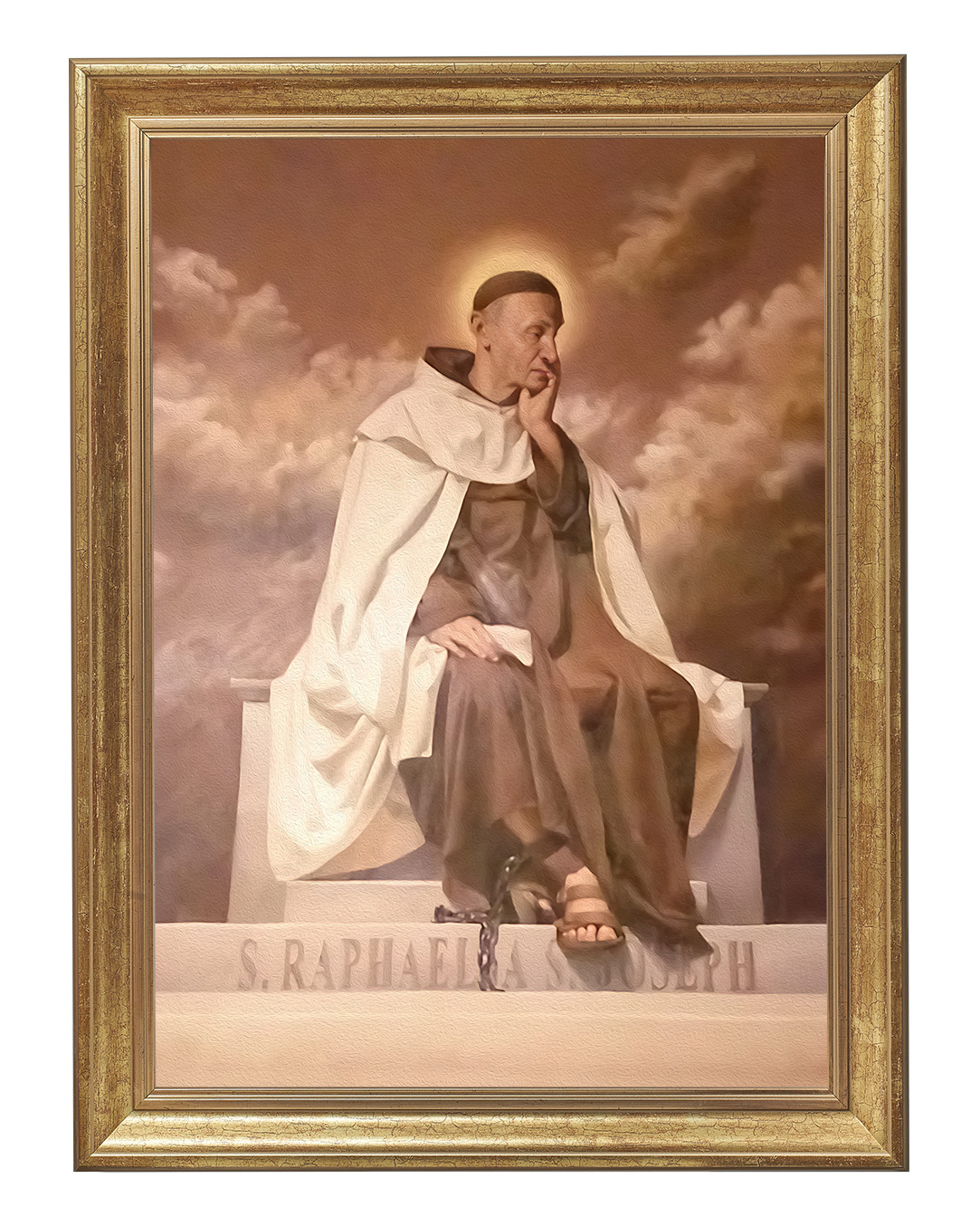 Obraz w rozmiarze 50x70 cm oprawiony w ramę B. Szerokość ramy ok. 5 cm.