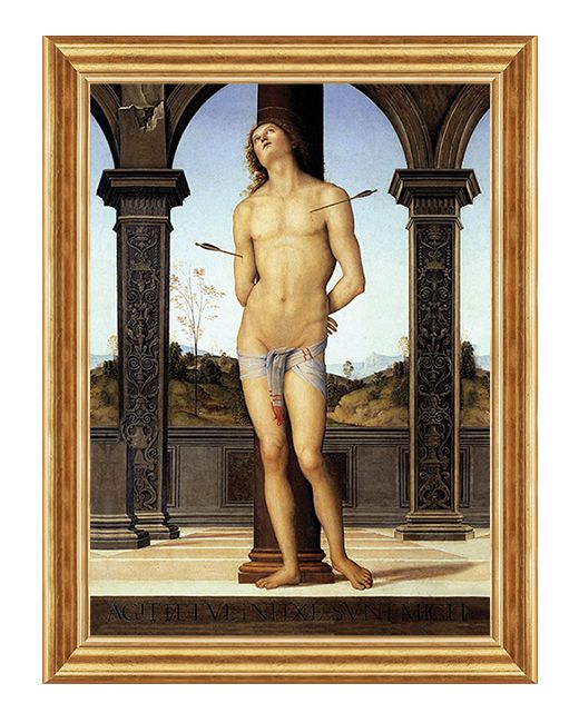 Święty Sebastian - Patron od epidemii - 01 - Obraz religijny