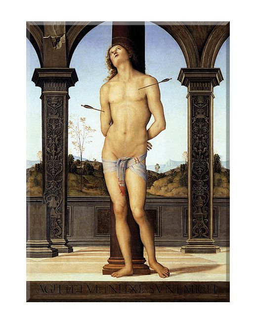 Święty Sebastian - Patron od epidemii - 01 - Obraz religijny