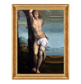 Święty Sebastian - Patron od epidemii - 14 - Obraz religijny