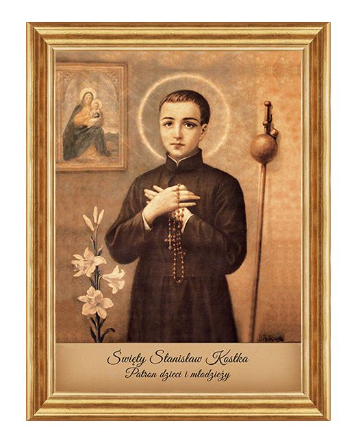 Swiety Stanislaw Kostka - Obraz religijny