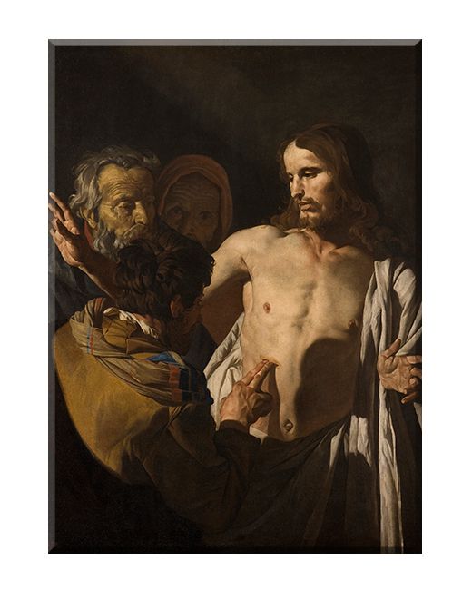 Święty Tomasz Apostoł - 06 - Niewierny Tomasz - Rembrandt - Obraz religijny