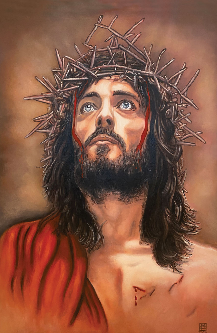 Tło ciemnicy - 01 - Baner religijny - 150x230 cm