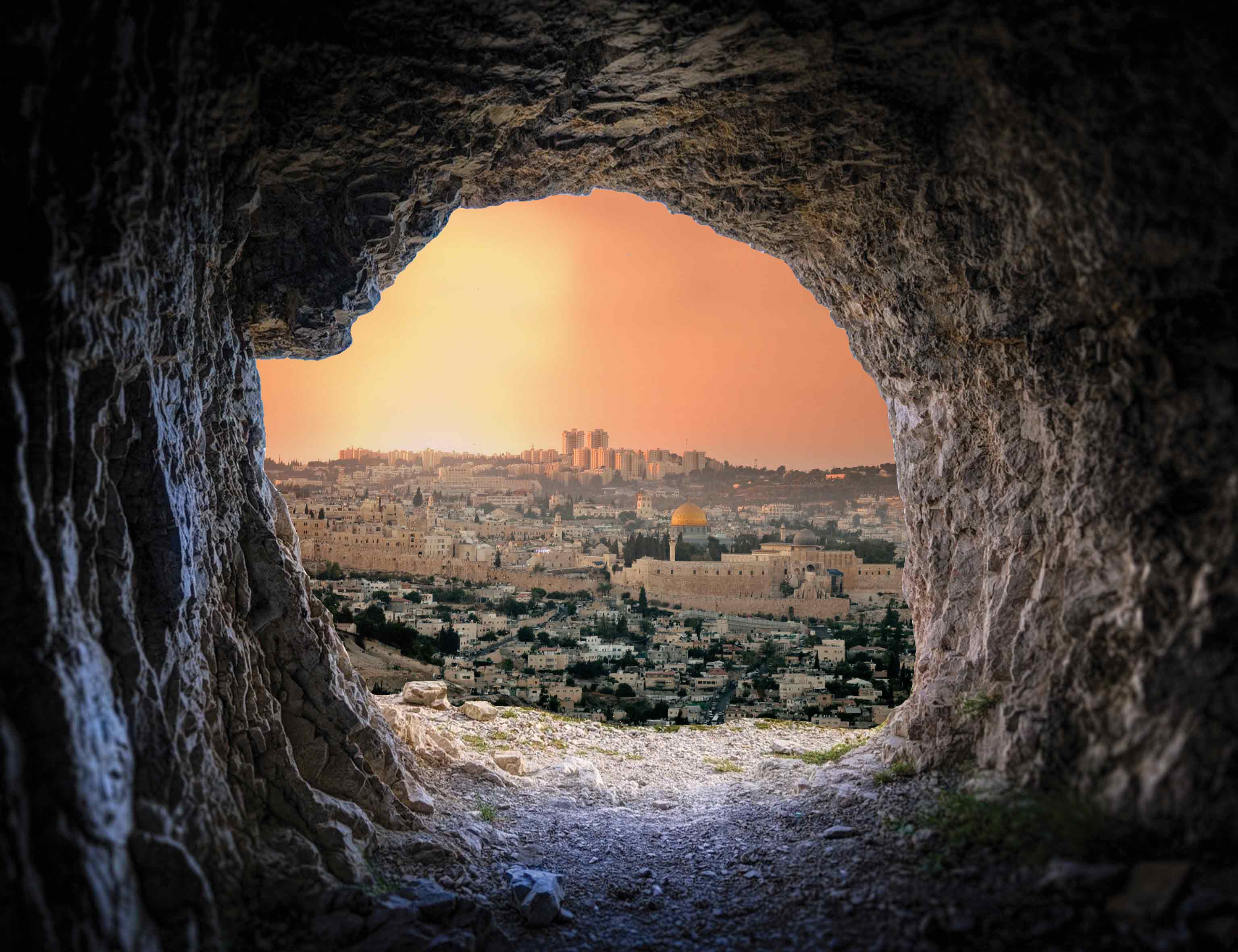 Tło grobu pańskiego - 04 - Baner religijny - 260x200 cm