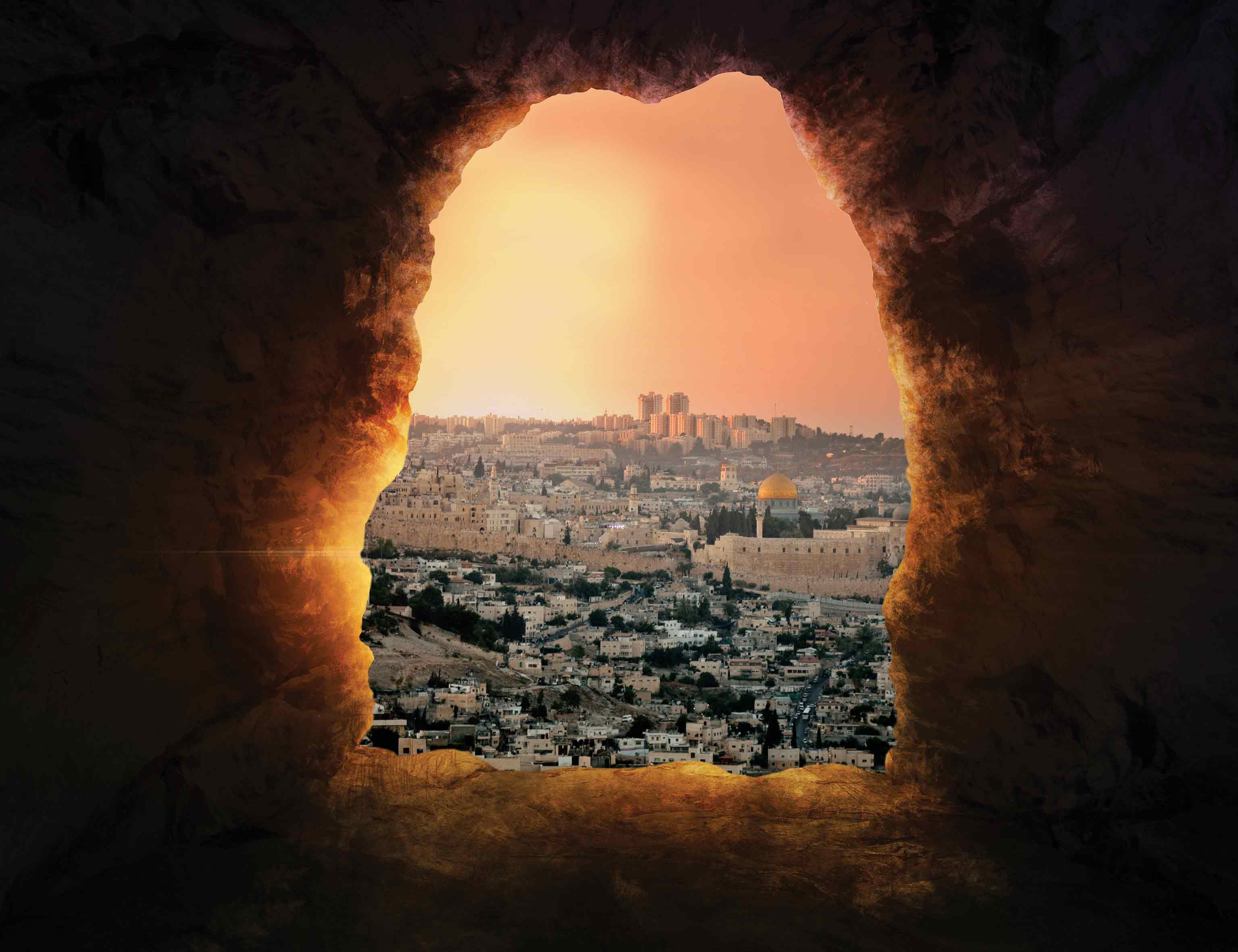 Tło grobu pańskiego - 07 - Baner religijny - 260x200 cm