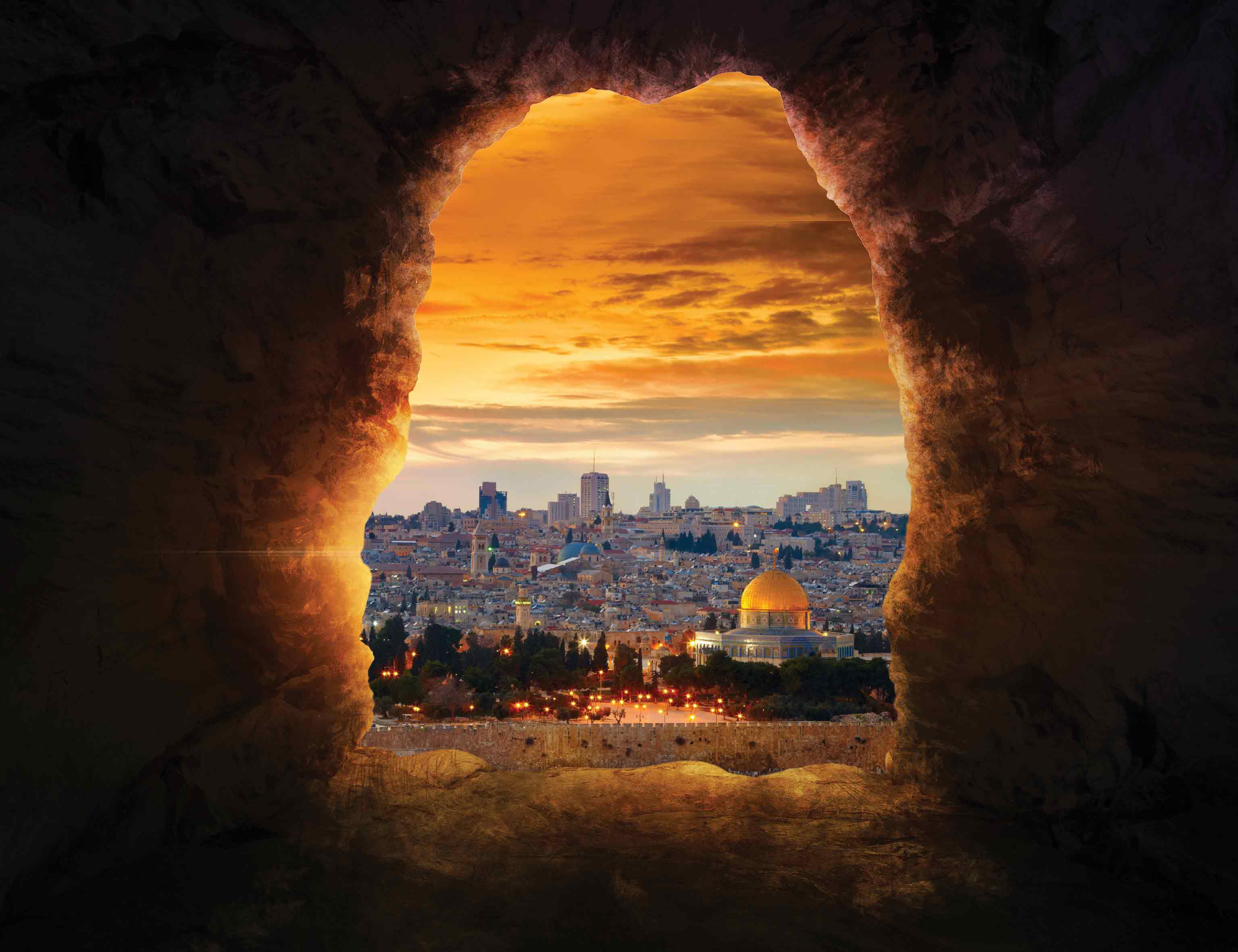 Tło grobu pańskiego - 08 - Baner religijny - 260x200 cm