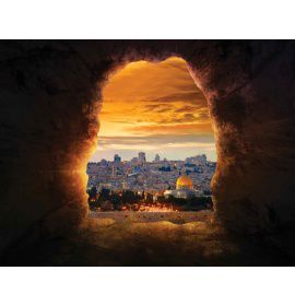 Tło grobu pańskiego - 08 - Baner religijny - 260x200 cm