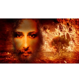 Tło Grobu Pańskiego - 21 - Baner religijny - 210x120 cm