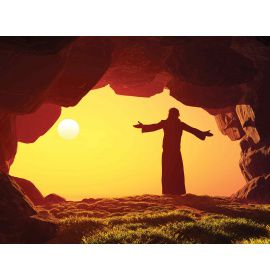 Tło grobu pańskiego - 25 - Baner religijny - 260x200 cm