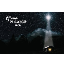 Tło szopki bożonarodzeniowej - 39 - Baner religijny - 180x120 cm