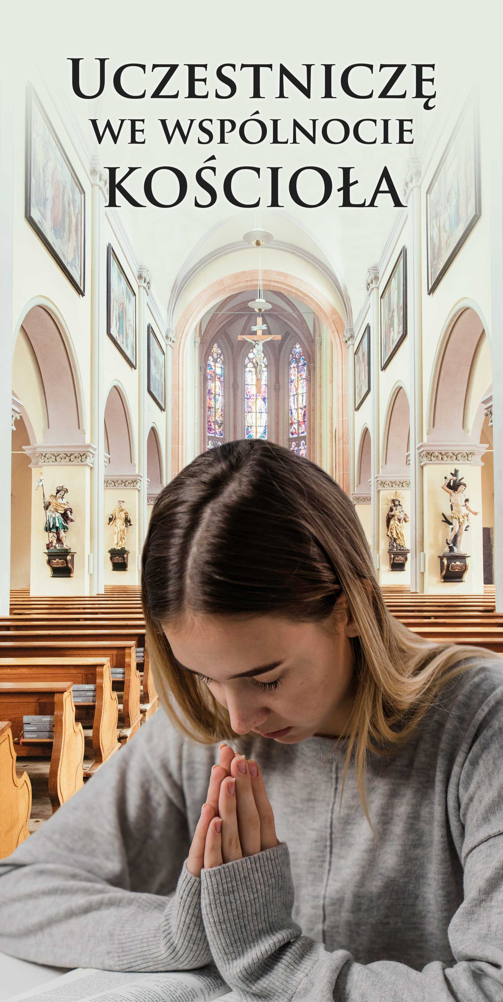 Uczestniczę we Wspólnocie Kościoła - 04 - Baner religijny - 100 x 200 cm