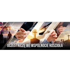 Uczestniczę we Wspólnocie Kościoła - 06 - Baner religijny - 200 x 80 cm