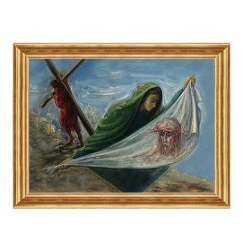 Weronika ociera twarz Jezusowi - Stacja VI - Kowno, Litwa