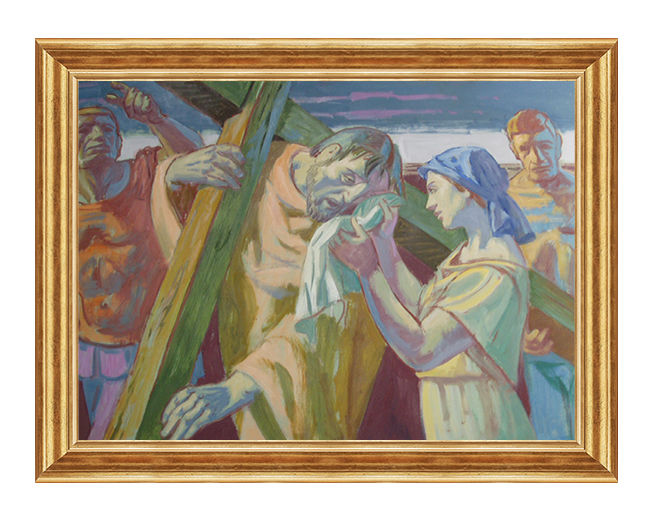 Weronika ociera twarz Jezusowi - Stacja VI - Londyn