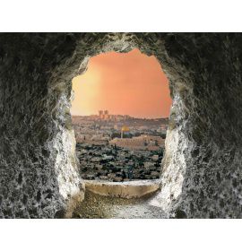 Tło grobu pańskiego - 02 - Baner religijny - 260x200 cm