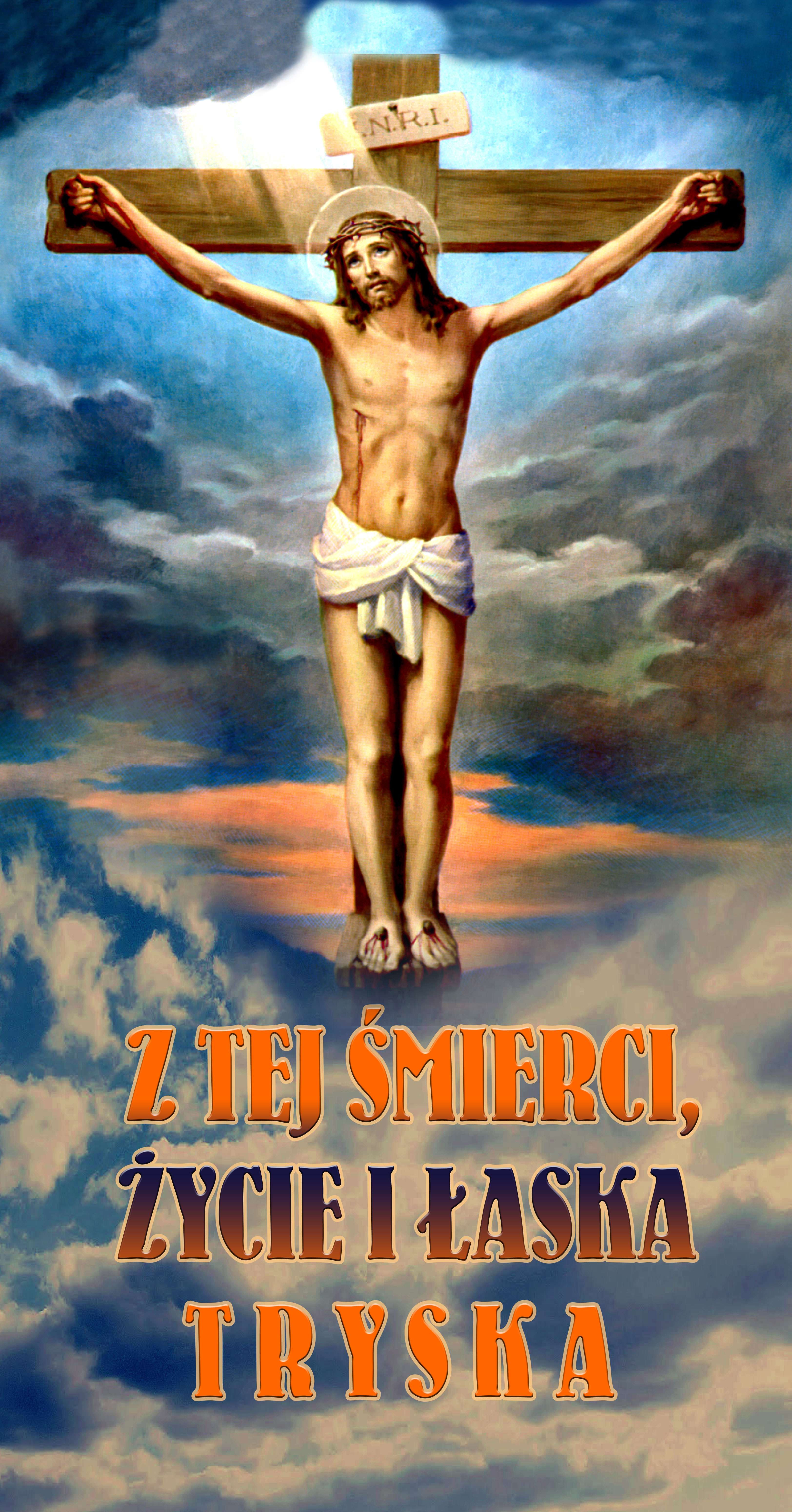 Wielki Post - 07 - Baner religijny - 110x210 cm