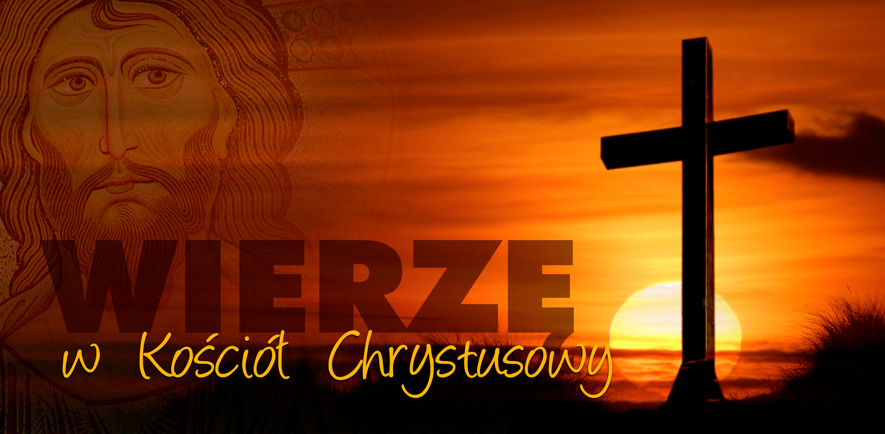Wierzę w Kościół Chrystusowy - 01 - Baner religijny - 205 x100 cm