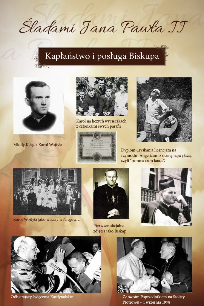 Wystawa - Sladami zycia Jana Pawla II